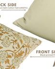 Throw Pillow Cover “Designer Collection Of Hand Block Print Cotton Satin Set Of 4- Mrignayani