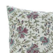 Handmade Throw Pillow Cover – Custom Viscous Linen with Unique Pink Floral Print By Fabdivine.