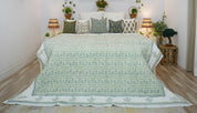 Comfortable Cotton Hand Block Printed Coverlet/Quilts