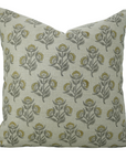 Block Print Pure Linen  Pillow Cover- Belpatra