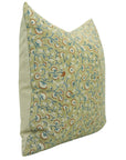 Pure Linen block print designer boho pillow/cushion cover- HIMACHAL - Fabdivine