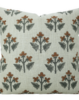 Block Printed Floral Handcrafted Thick Linen Pillow/Cushion Cases - Chahat