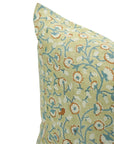 Pure Linen block print designer boho pillow/cushion cover- HIMACHAL - Fabdivine