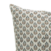 Block Print Linen Pillow Cover- Alia - FABDIVINE LLC