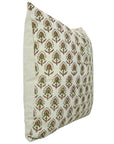 Block Print Viscous Linen Pillow Cover- Gurukul