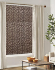 Pure Linen Floral Blackout Shade For Room-Amritvela