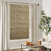 Pure Linen Boho Block Print Roman Blinds-Garud