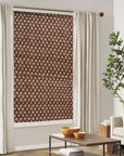 Pure Linen Block Print Roman Valance-Chatri