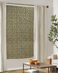 Thick Linen Handcrafted Block Print Roman Shade-Manikarnika