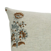 Set Of 4 Throw Pillow Cover “Designer Collection Of Hand Block Print Cotton Linen- Govardhan