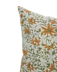 Block Print Cotton Linen Throw Pillow Cover Set Of 4- Saptrishi