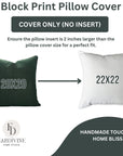 Textured Fabric Cushion Solid Linen Pillow Collection