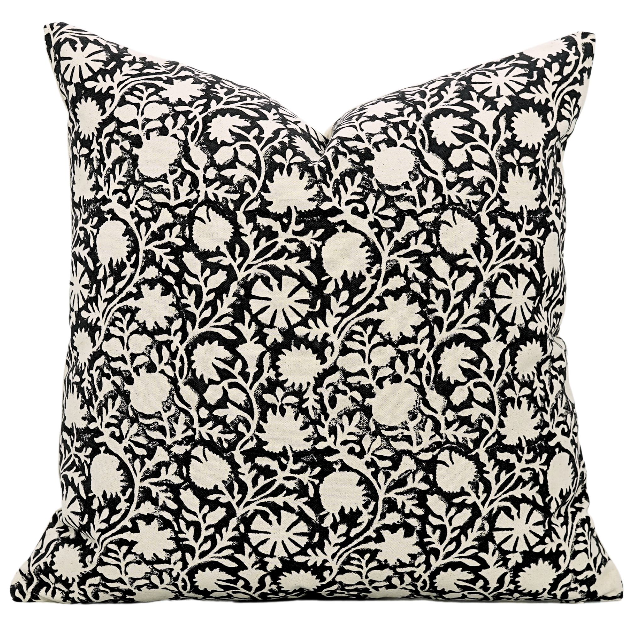 Block print Pillow cover for sofa, couch or bed- Thick Cotton- CHAKRI - Fabdivine