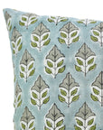 Block Print Viscous Linen Pillow Cover-Mayur