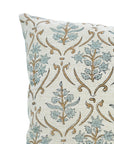 Block Print Linen Blend Pillow Cover-Vishal Pushpa