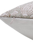 Handmade pillow cover Thick cotton white fabric 6 KAMAL - Fabdivine