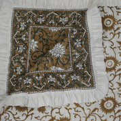 Block Printed Floral Cotton Comfort Quilt