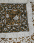 Block Printed Floral Cotton Comfort Quilt