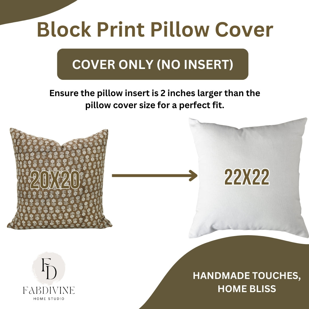 Square Duck Canvas Cotton Pillow Cover - Tulsi Buti