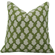 Block print Pillow cover for sofa, couch or bed- Pure Linen- BADAL - Fabdivine