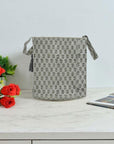 BLOCK PRINTED LINEN FLORAL BASKETS STORAGE, HOME DECOR & SHOPPING ORGANIZER - TARANGNI