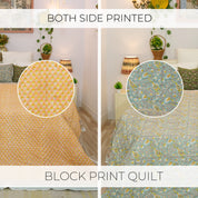 Soft & Medium Cotton Quilts/Blankets – Block Print Magic