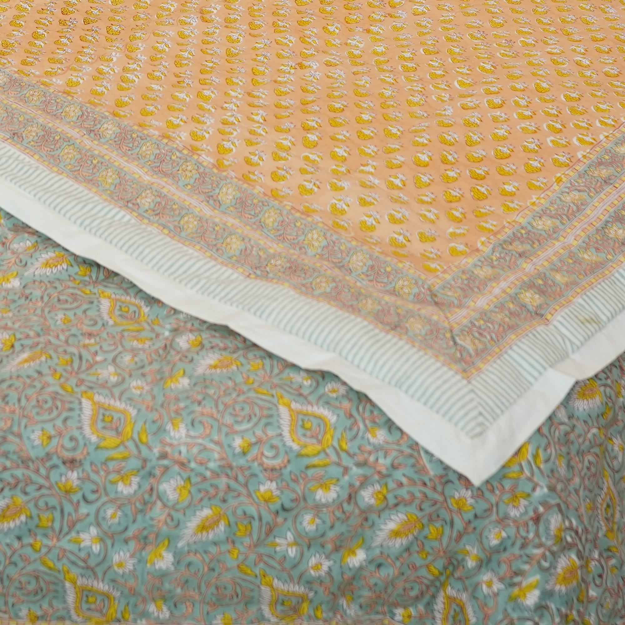 Soft & Medium Cotton Quilts/Blankets – Block Print Magic