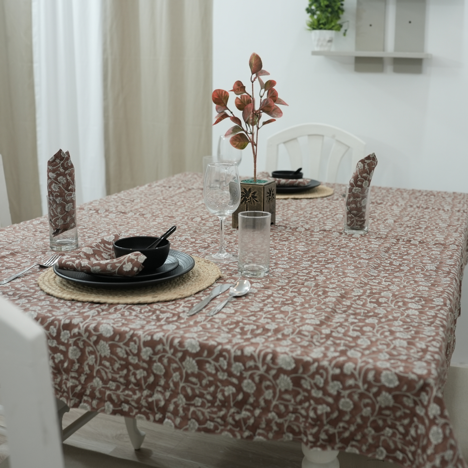 Duck Canvas Table Cloth-Himachal