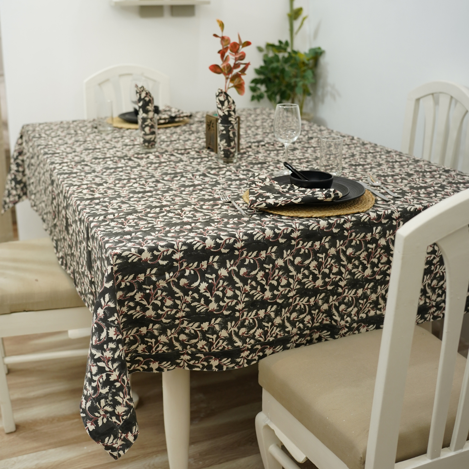 Duck Canvas Table Cloth-Pushpa Varsha