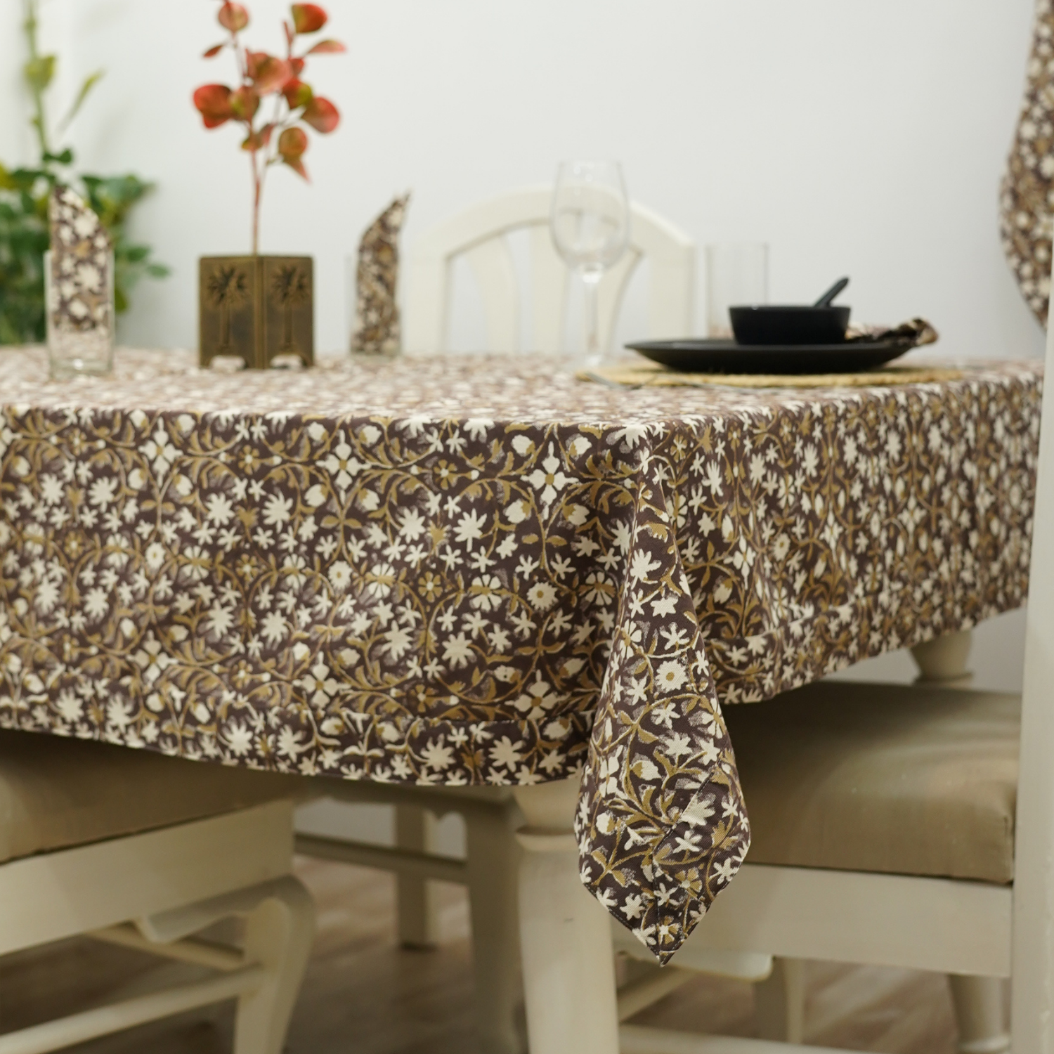 Duck Canvas Table Cloth-Mahalaxmi