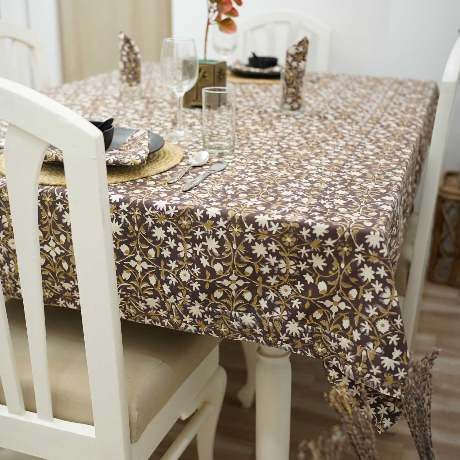 Duck Canvas Table Cloth-Mahalaxmi