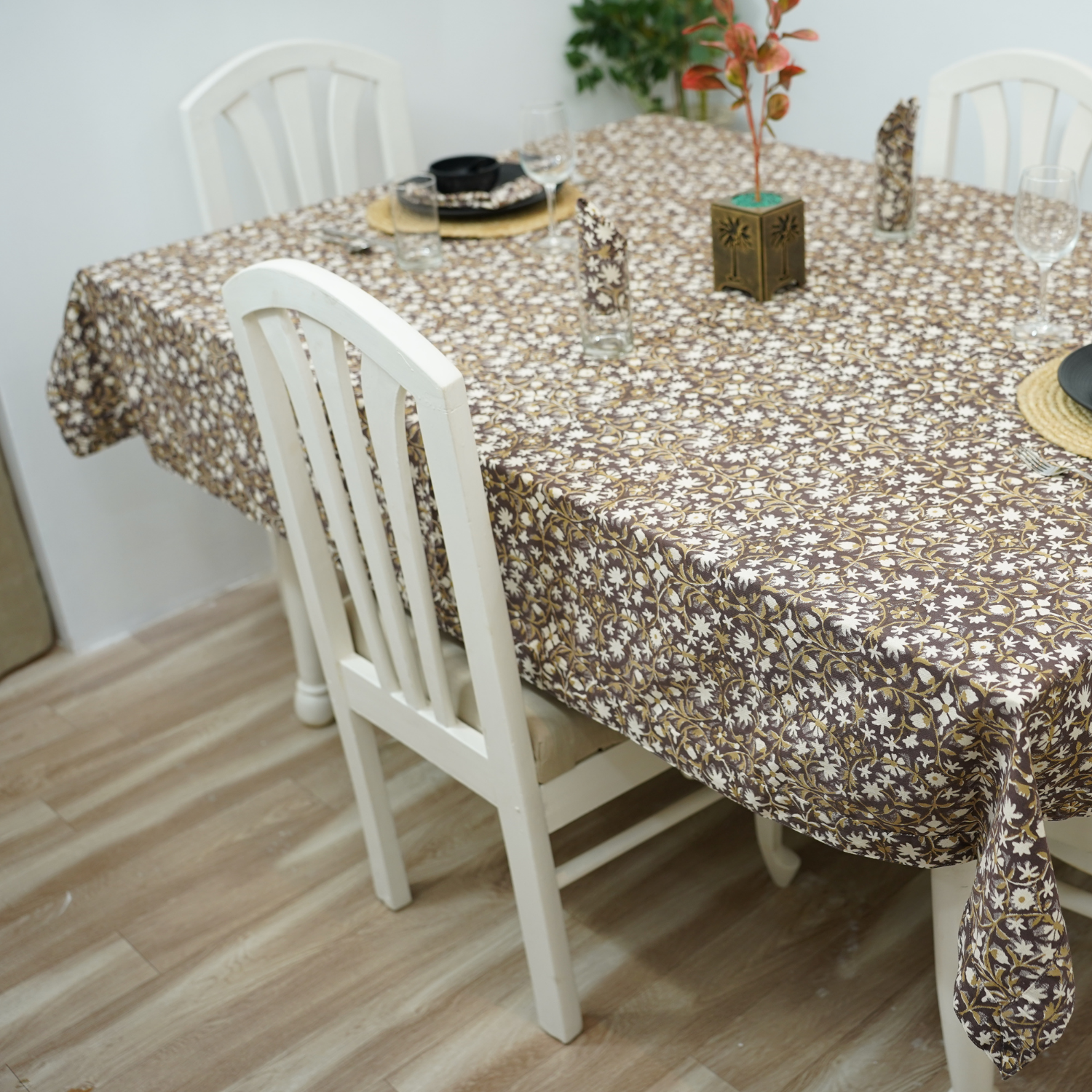 Duck Canvas Table Cloth-Mahalaxmi