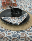 Thick Cotton White Table Cloth-Mandakini