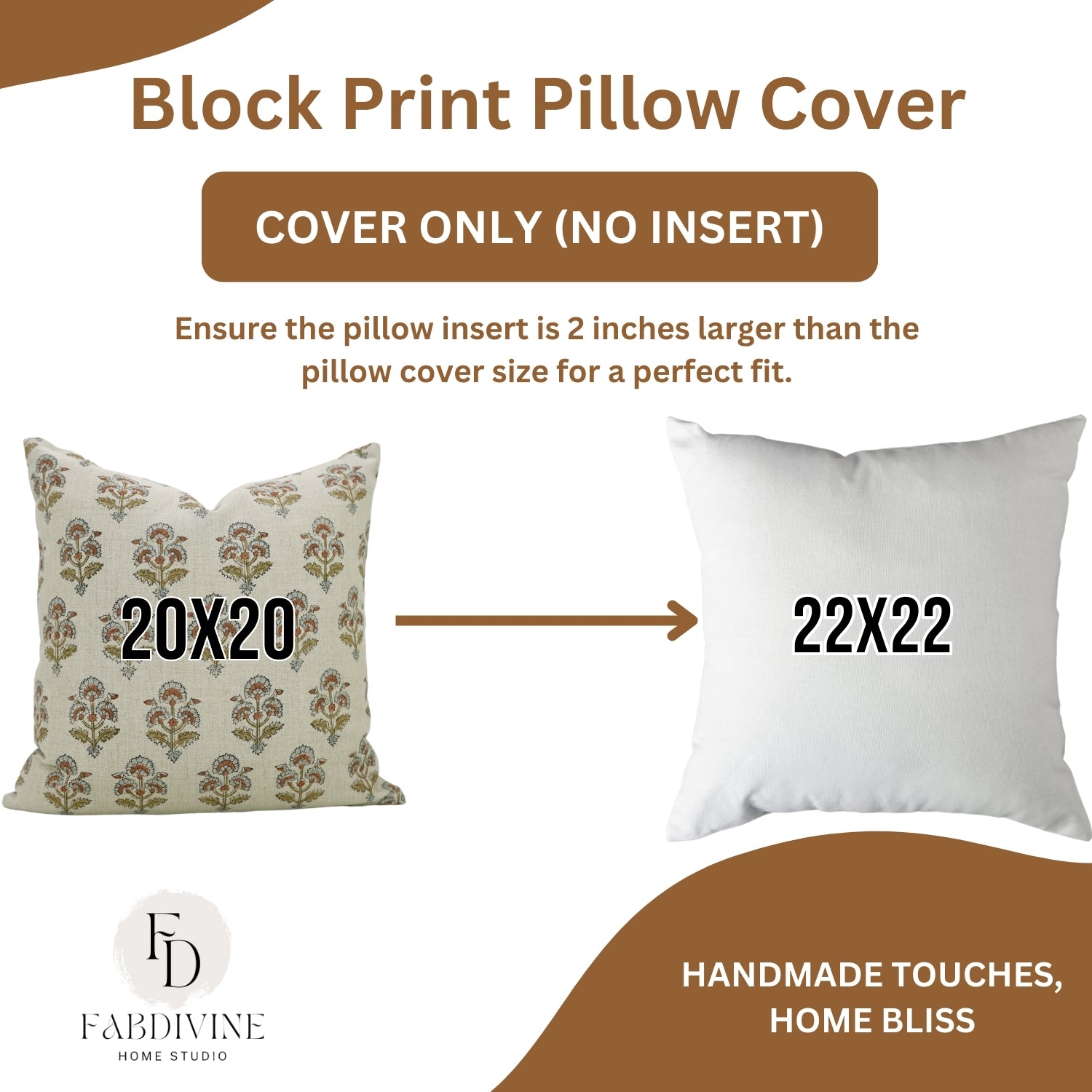 Block Print Pure Linen Pillow Cover-Traffic Light