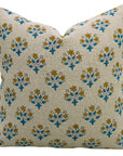 Green Accent Pillows: Nature - Inspired Diwali Flower