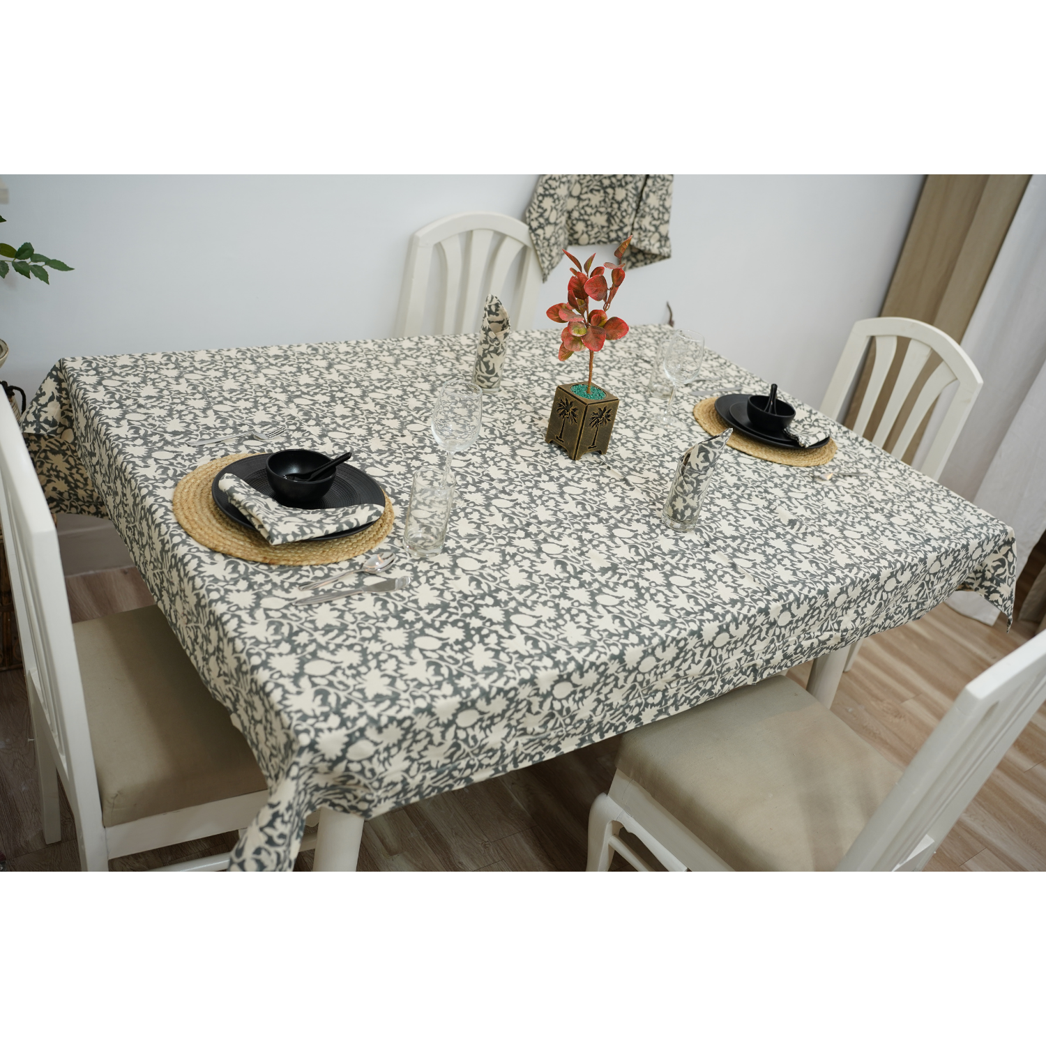 Duck Canvas Table Cloth-Manikarnika