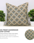 Green Accent Pillows: Nature - Inspired Diwali Flower