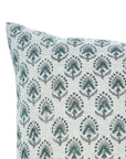 Block Print Viscous Linen Pillow Cover-Gurukul