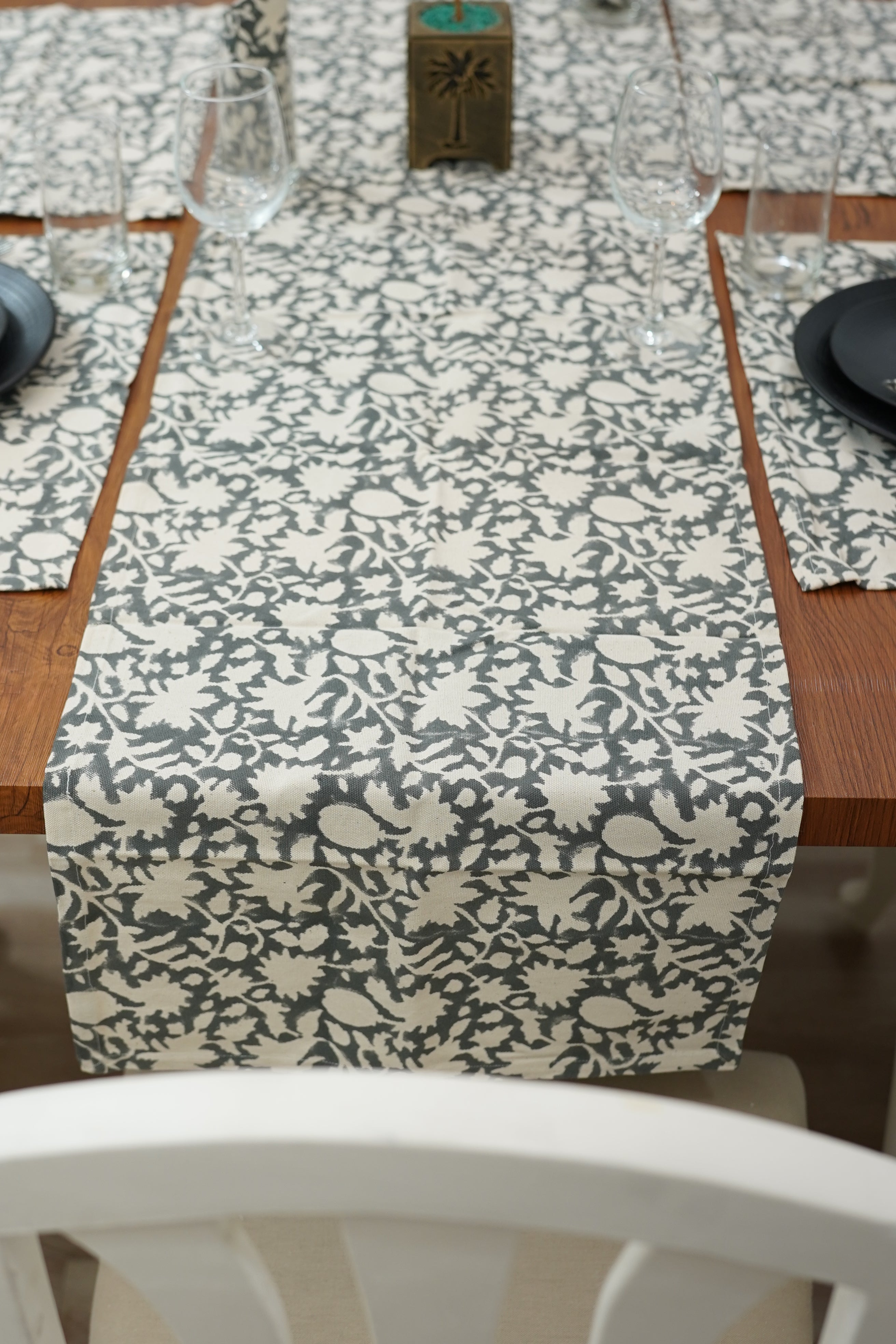 Duck Canvas Table Runner-Manikarnika