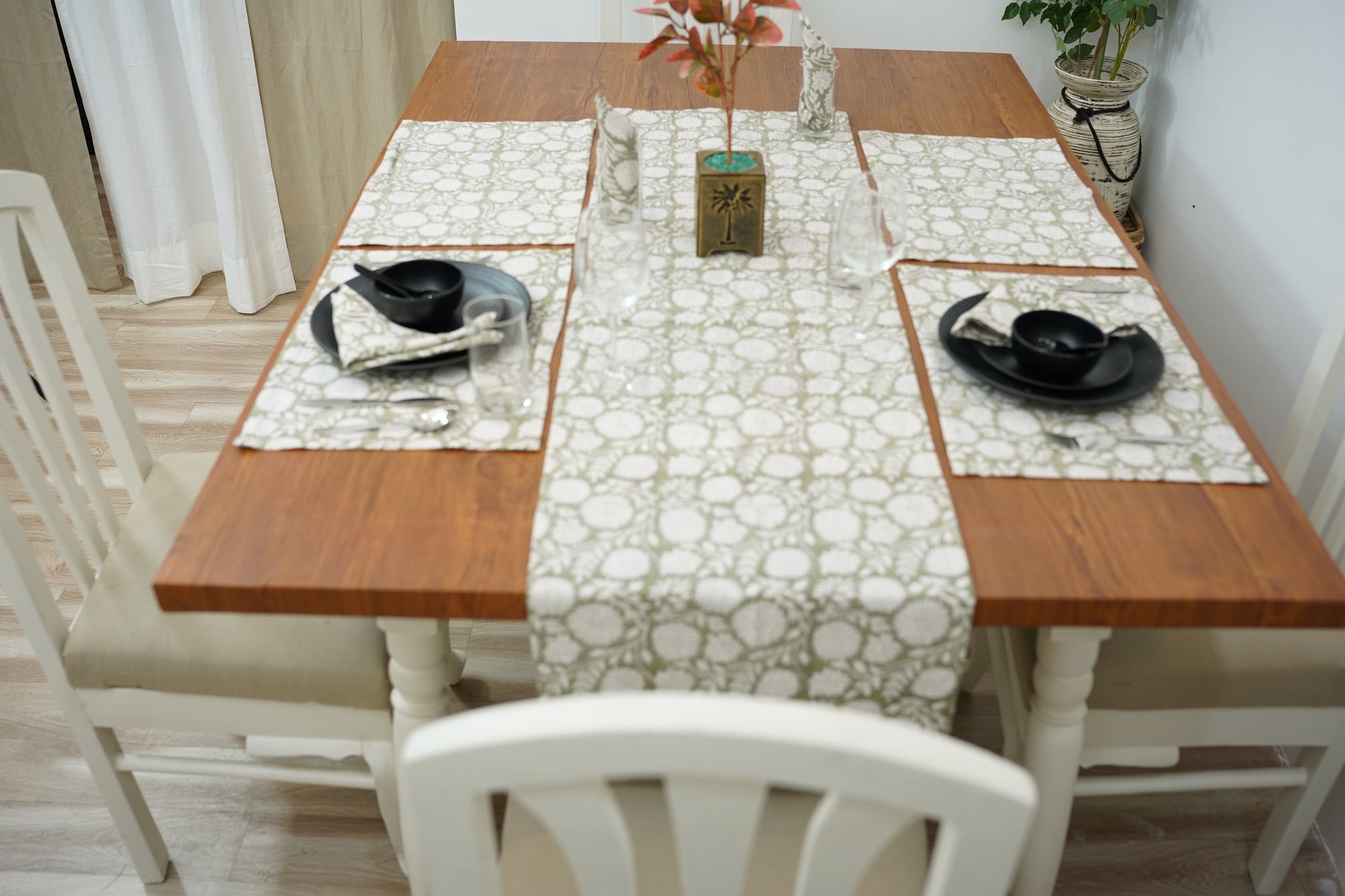 Duck Canvas Table Runner-Rajat