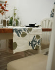 Thick Cotton White Table Runner-Badshah