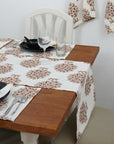 Thick Cotton White Table Runner-Anar