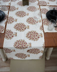 Thick Cotton White Table Runner-Anar