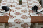 Thick Cotton White Table Runner-Anar