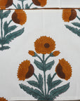 Thick Cotton White Table Runner-Badshah