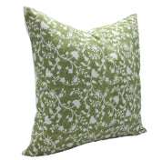 Block print Pillow cover for sofa, couch or bed- Pure Linen- FIROZA - Fabdivine