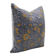 Block print Pillow cover for sofa, couch or bed- Thick Linen- KUNDANVAN - Fabdivine