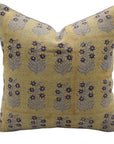 Block print Thick Linen throw pillow cover- INDERDHANUSH - Fabdivine