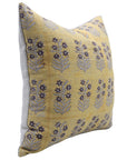 Block print Thick Linen throw pillow cover- INDERDHANUSH - Fabdivine