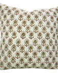 Block Print Viscous Linen Pillow Cover- Gurukul